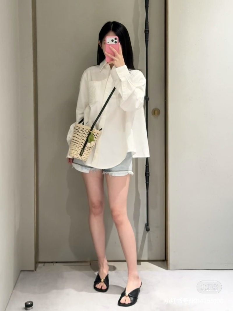 Белая рубашка Loewe