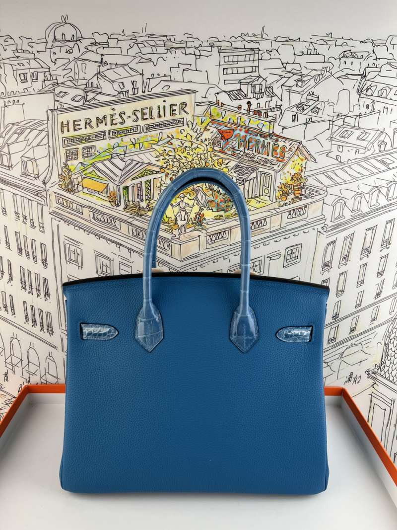 Сумка Hermès с крокодиловой кожей