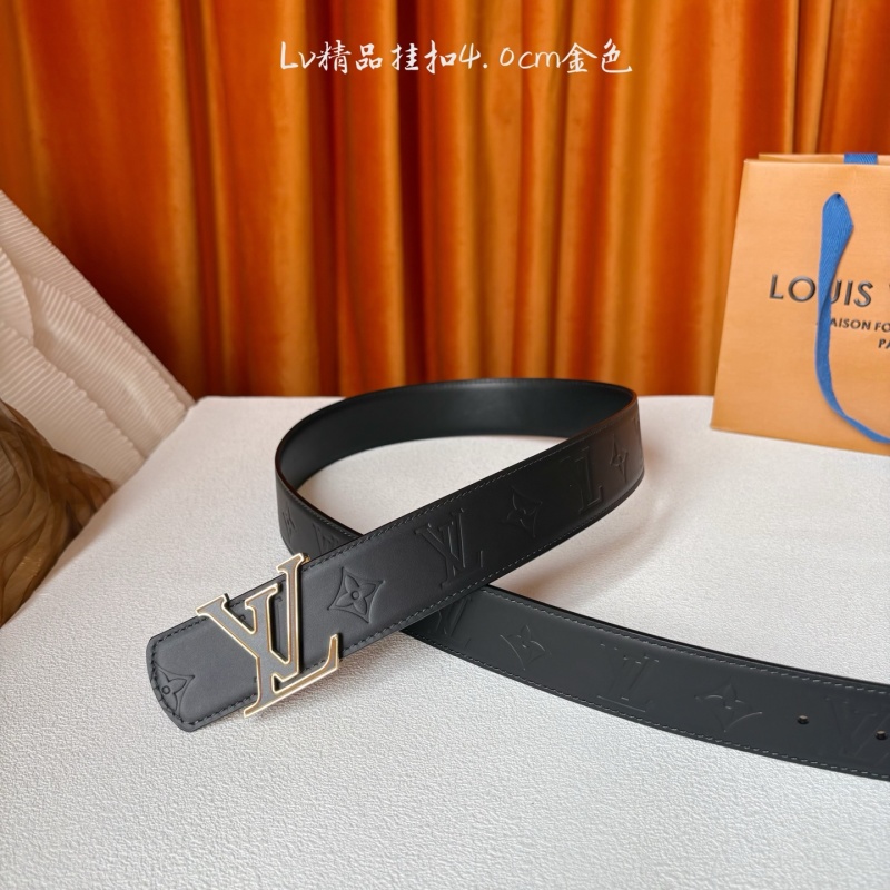 Кожаный пояс с металлической пряжкой Louis Vuitton