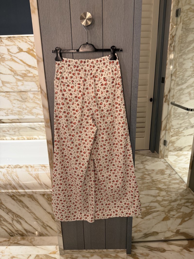 Плиссированные брюки Dolce & Gabbana с цветочным принтом
