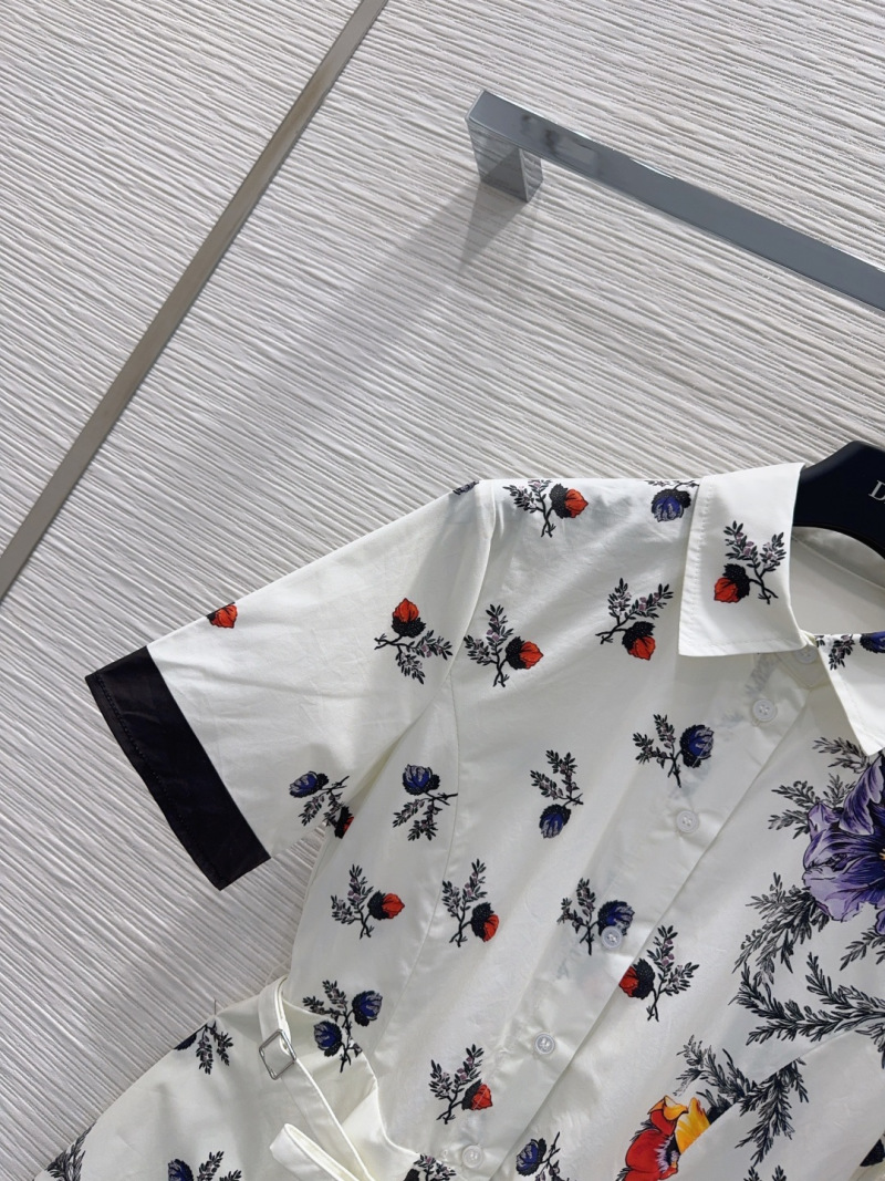 Платье женское с цветочным принтом Dior