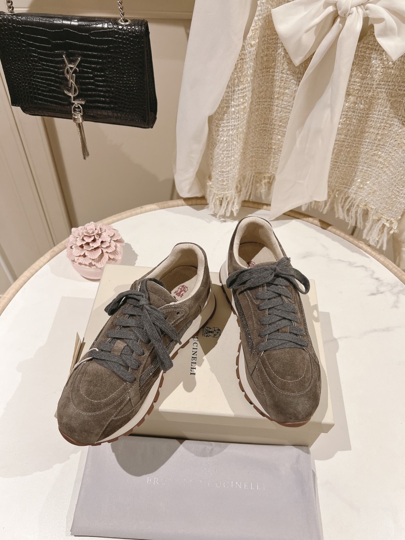 Кроссовки Brunello Cucinelli женские бежевые