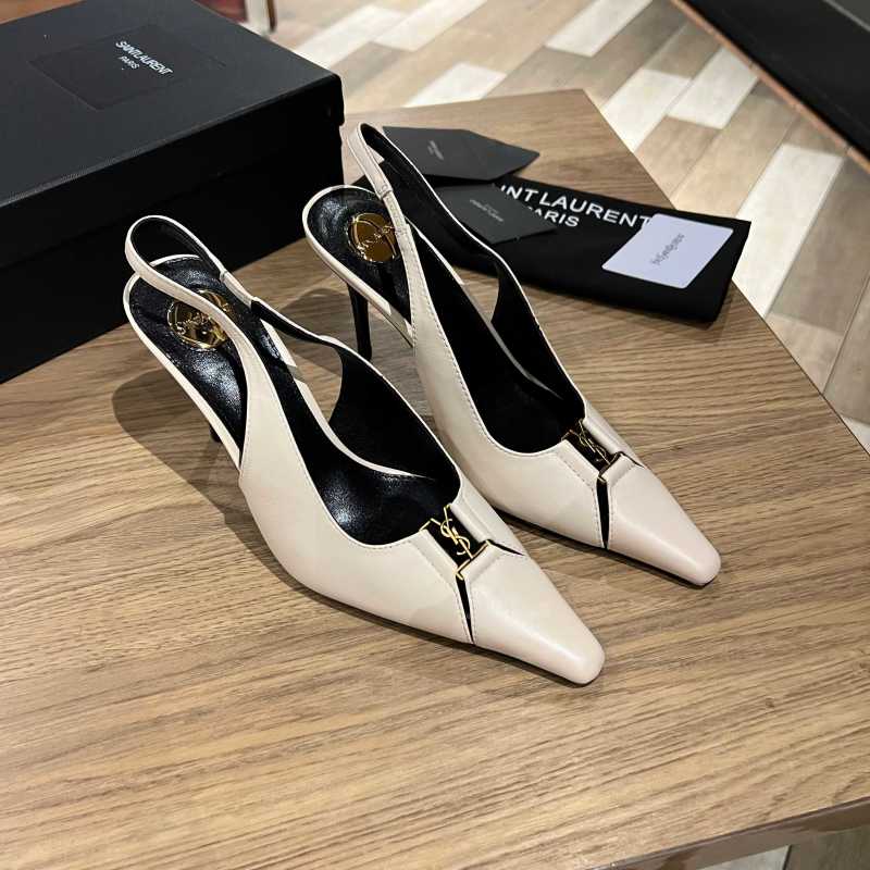 Туфли Saint Laurent YSL женские на каблуке, размер 35-39