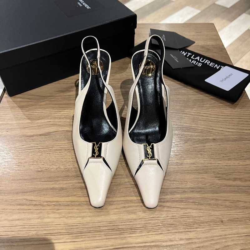 Туфли Saint Laurent YSL женские на каблуке, размер 35-39