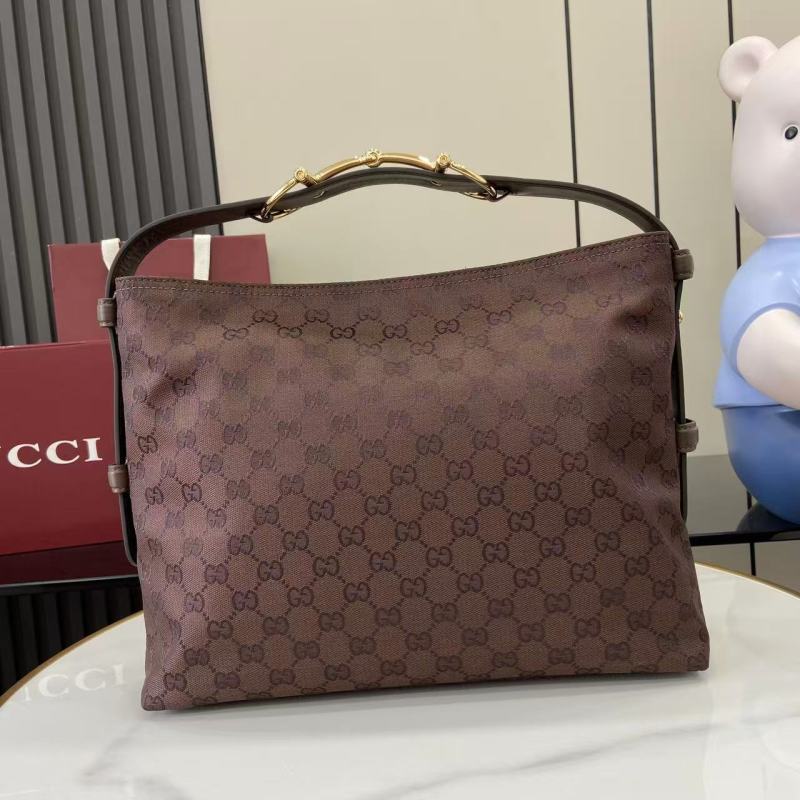 Сумка Gucci с принтом GG и ручкой