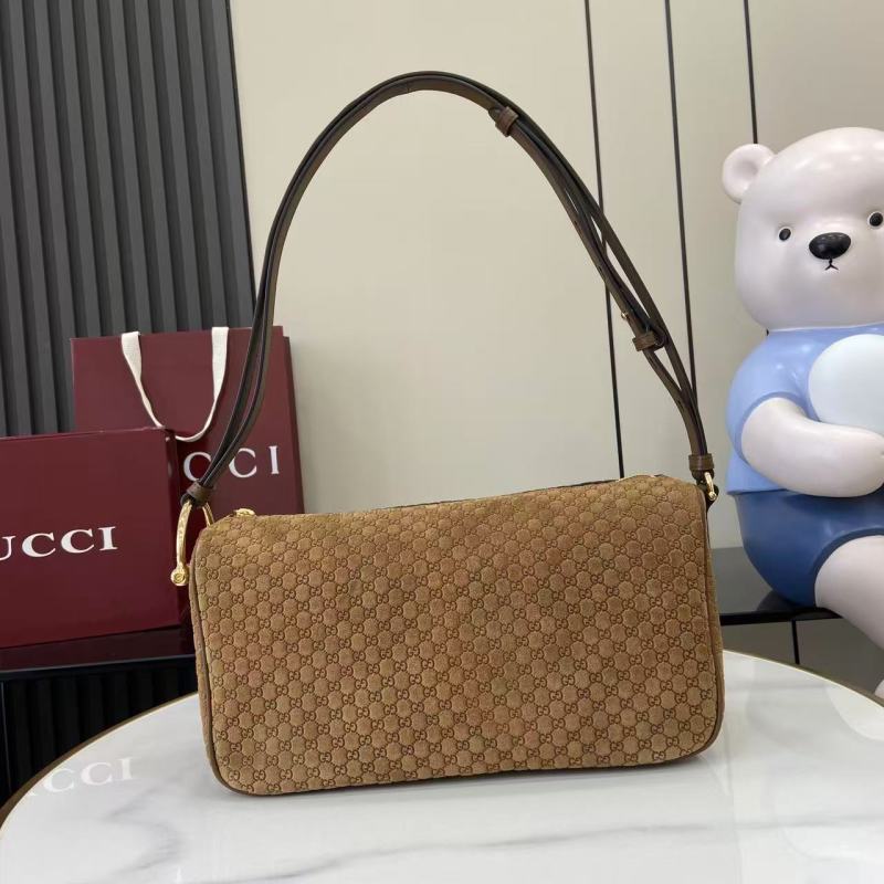 Сумка Gucci с монограммой и ремнем