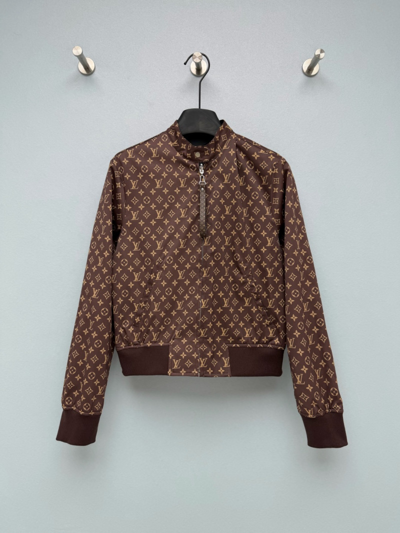 Кожаная куртка Louis Vuitton с монограммой