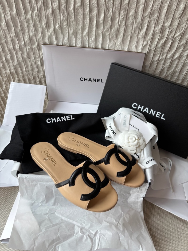 Мюли женские из натуральной кожи Chanel