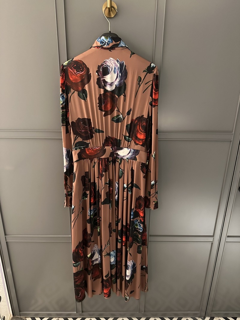 Повседневное платье с цветочным принтом Dolce & Gabbana