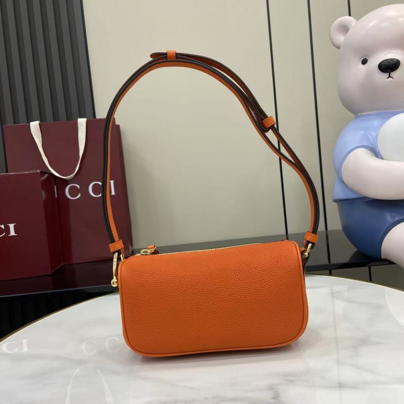 Сумка Gucci оранжевая с ремнем