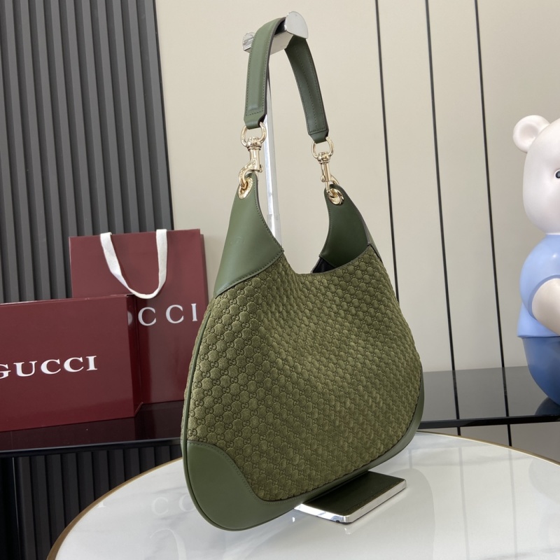 Сумка Gucci зеленая с монограммой
