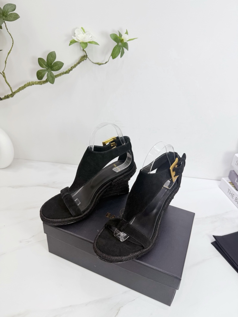 Женские сандалии на шпильке с ремешком Balmain
