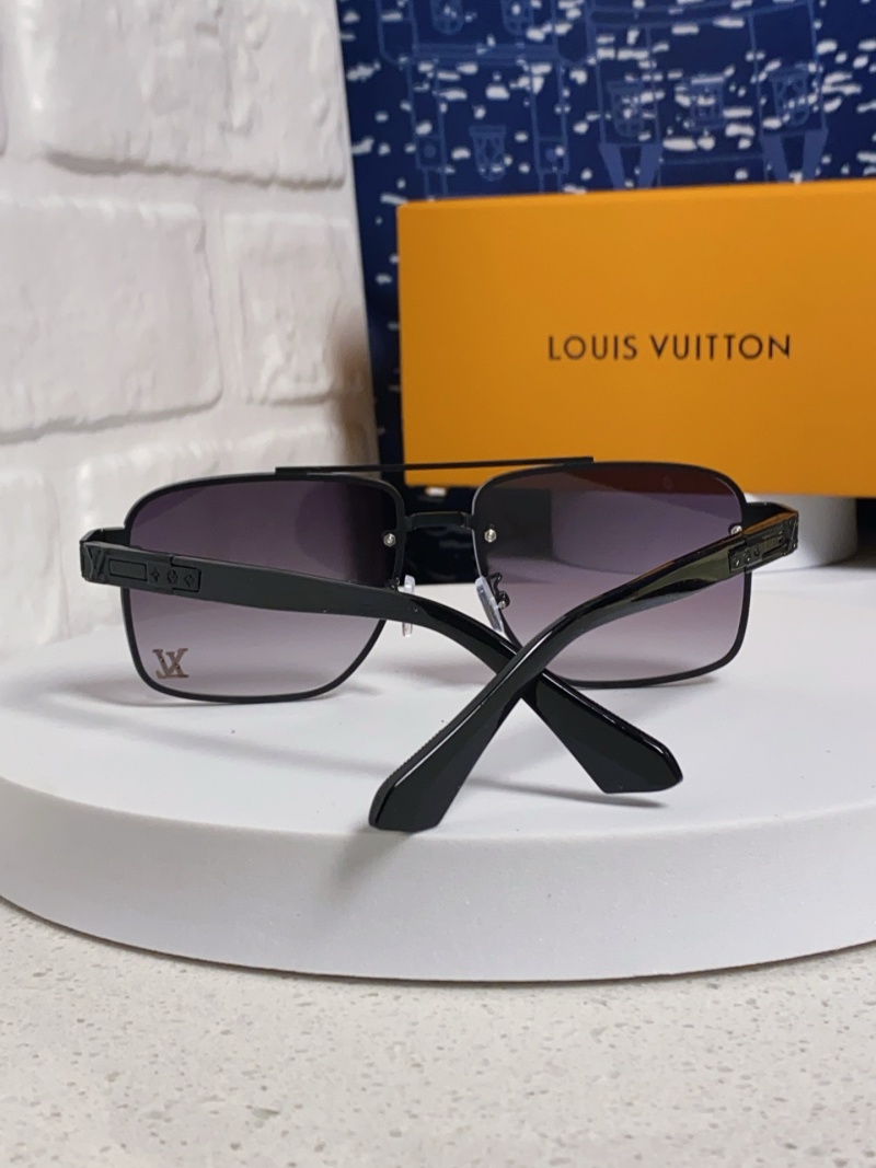 Солнцезащитные очки Louis Vuitton черные квадратные