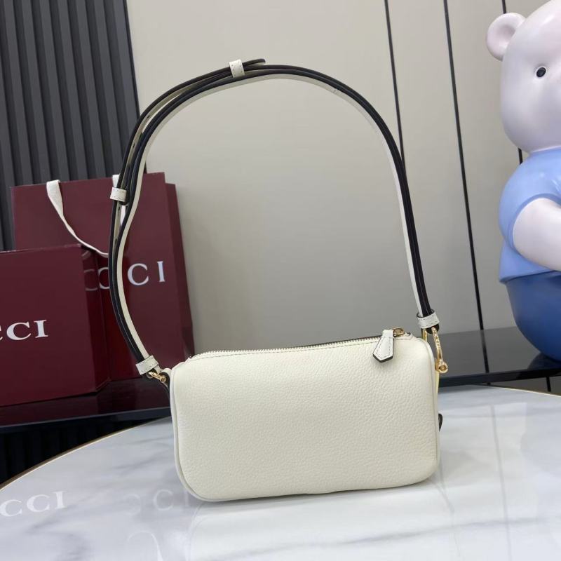 Сумка Gucci белая с ремешком
