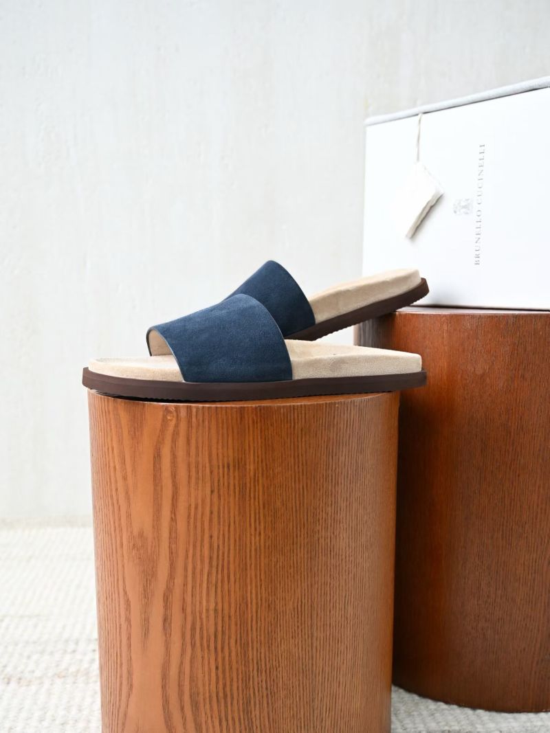 Мужские мокасины Brunello Cucinelli из замши