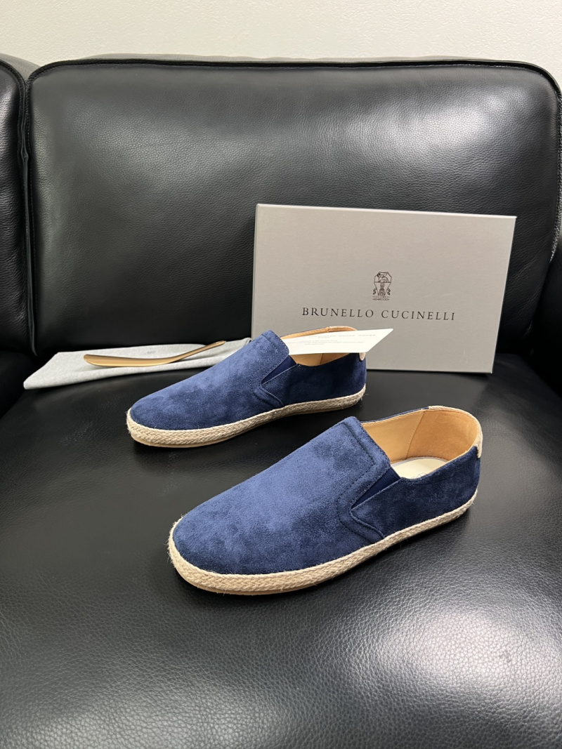 Слипоны Brunello Cucinelli синие