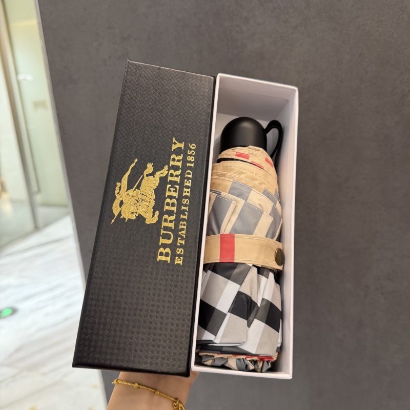 Автоматический складной зонт с УФ-защитой Burberry классическая клетка