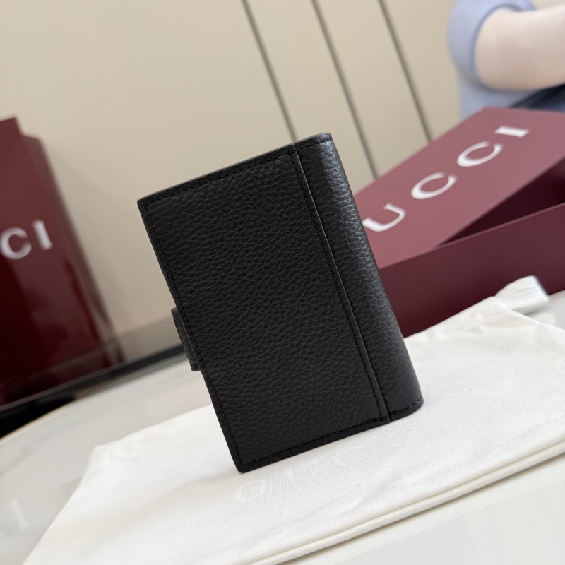 Портмоне Gucci черное с замком GG