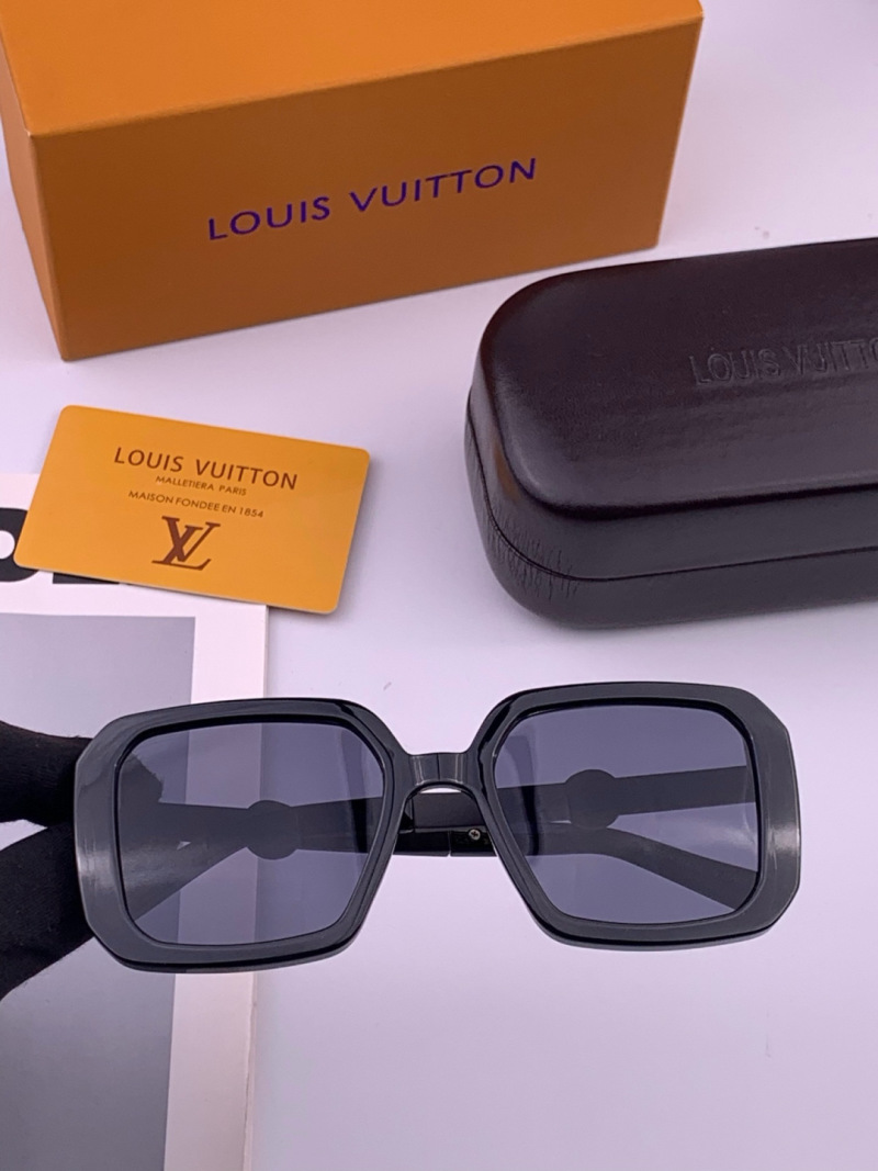 Черные солнцезащитные очки с квадратной оправой Louis Vuitton