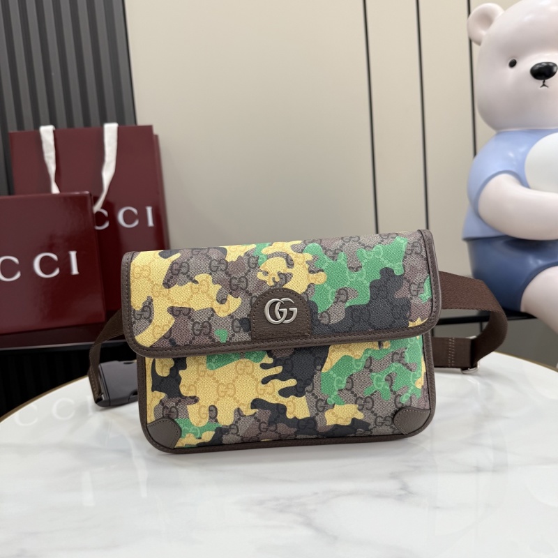 Поясная сумка Gucci с камуфляжным принтом