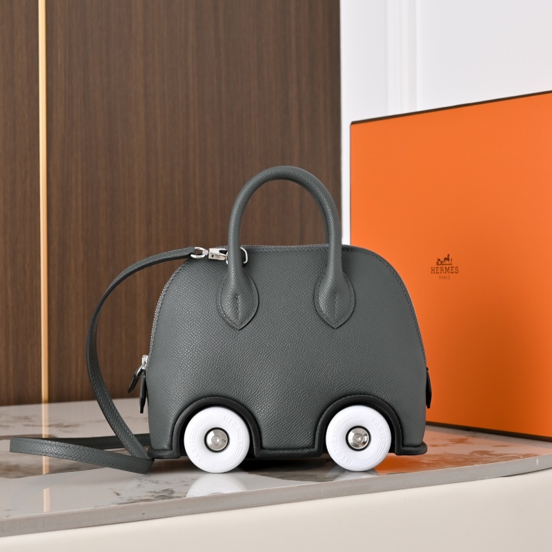 Hermès Сумка на колесиках, кожа epsom, цвет зелёный