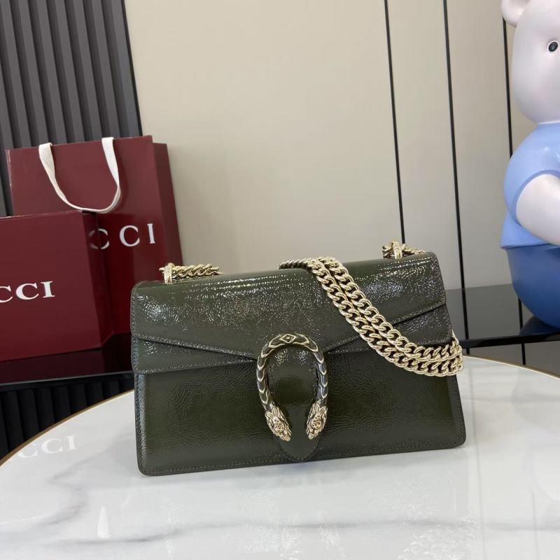 Сумка-кроссбоди Gucci Dionysus зеленая