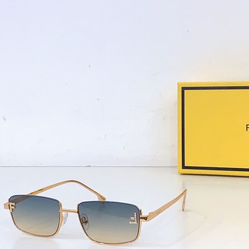 Очки солнцезащитные Fendi FE 4105 золотые