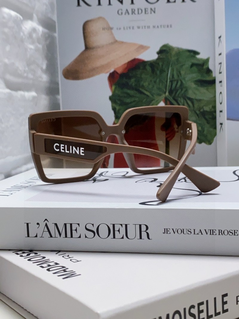 Женские солнцезащитные очки Celine P95 с крупной оправой и защитой от ультрафиолета