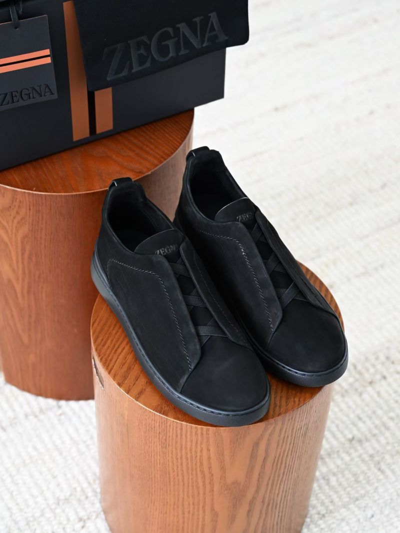 Мужские замшевые кроссовки Zegna