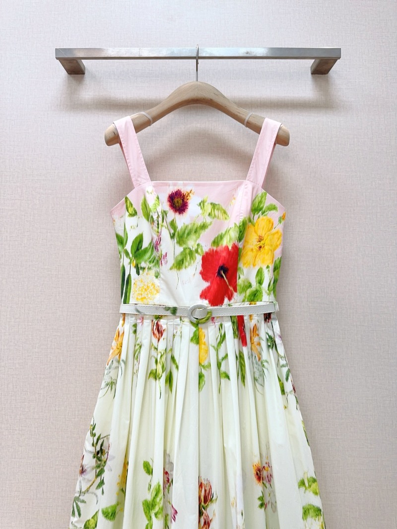Платье Oscar de la Renta цветочное