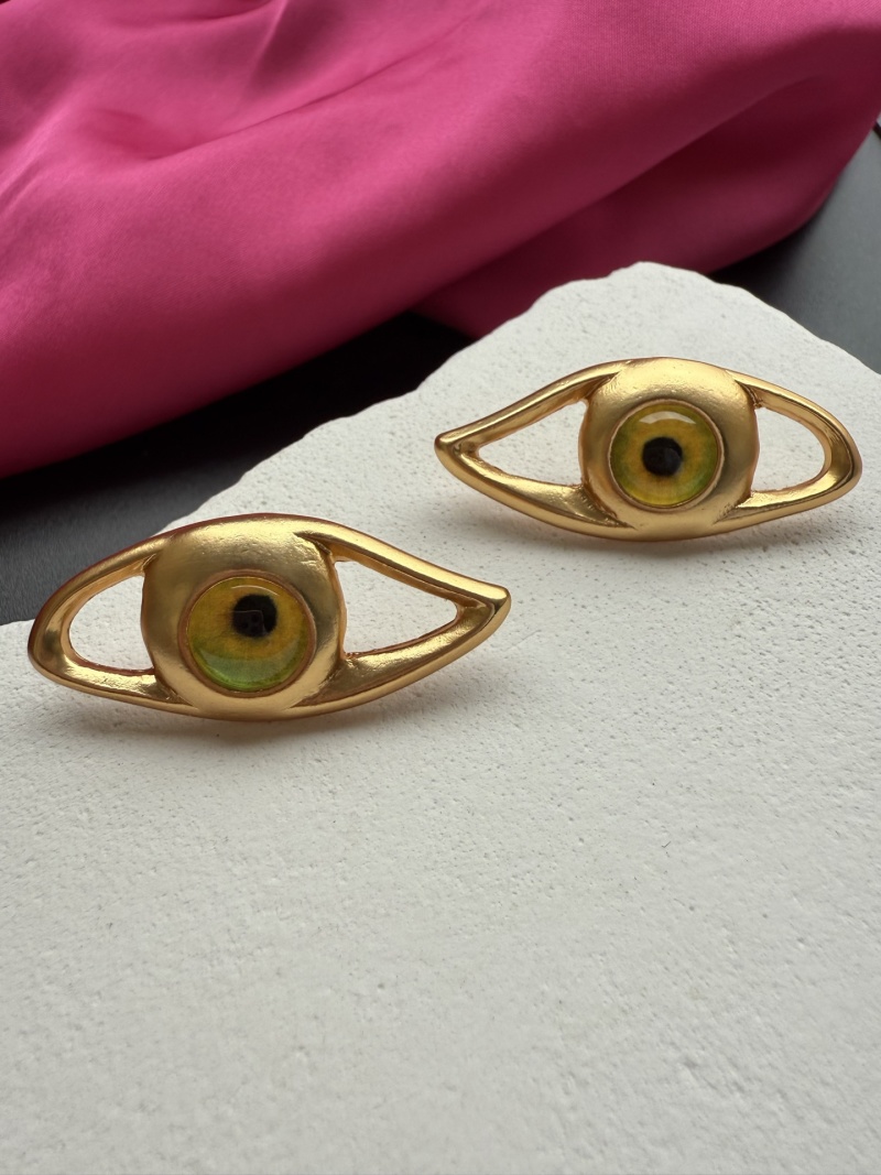 Серьги в форме глаз Schiaparelli