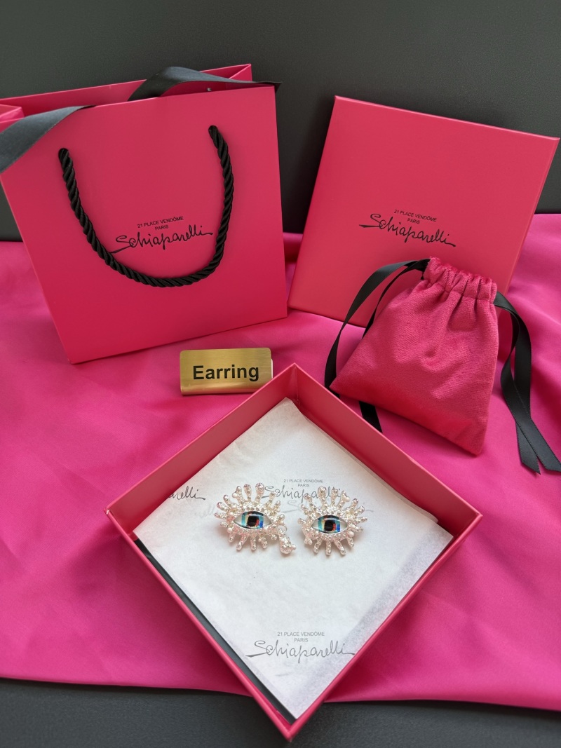 Серьги в виде глаз Schiaparelli