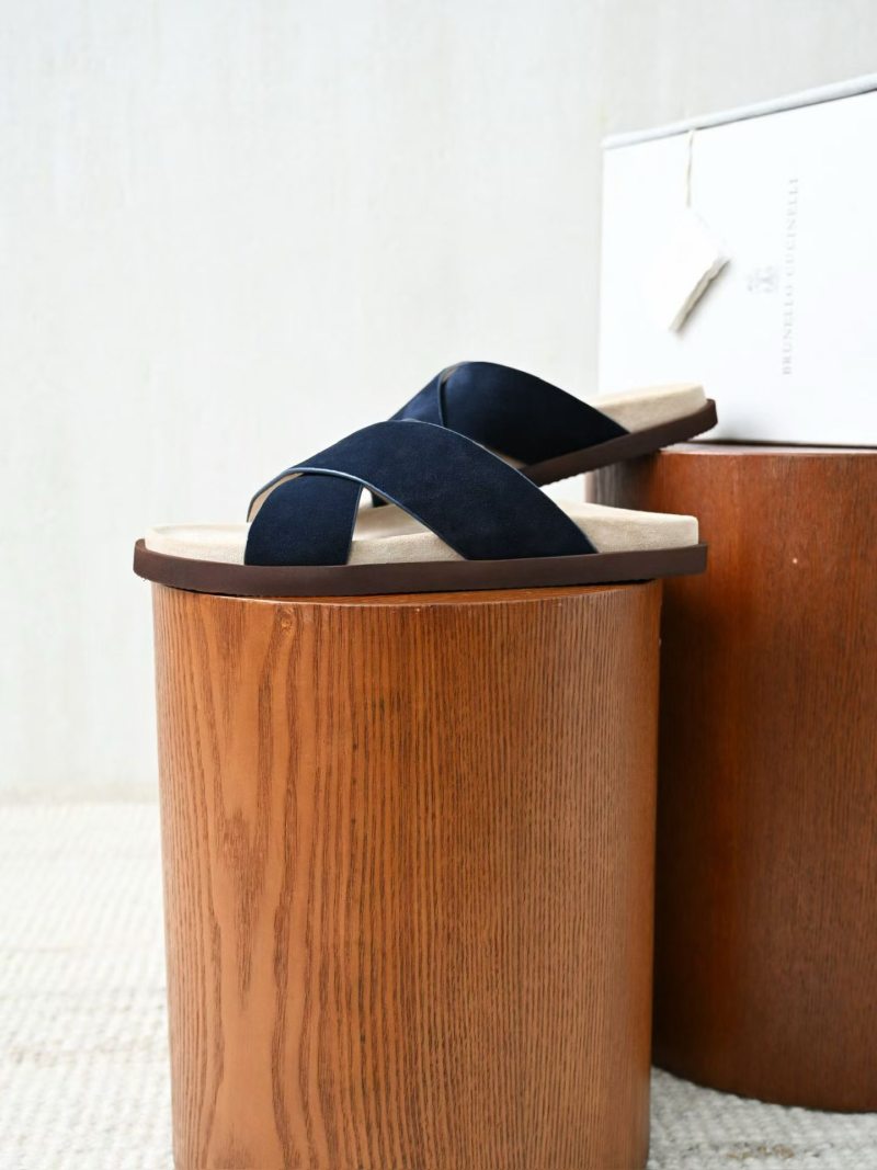 Мужские тапочки Brunello Cucinelli