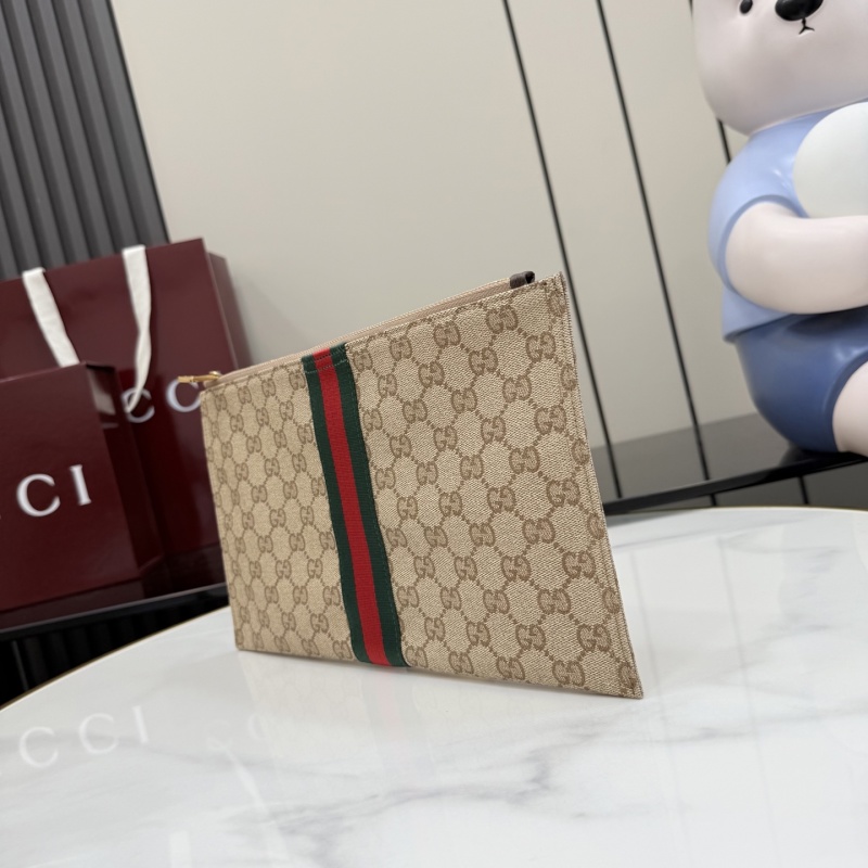 Портмоне Gucci с молнией и полосой