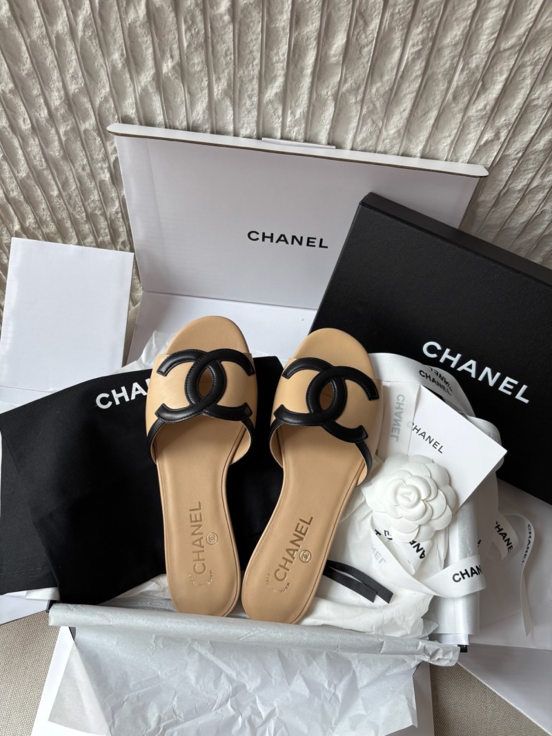 Мюли женские из натуральной кожи Chanel