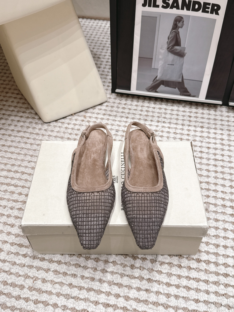 Женские туфли с декором Brunello Cucinelli