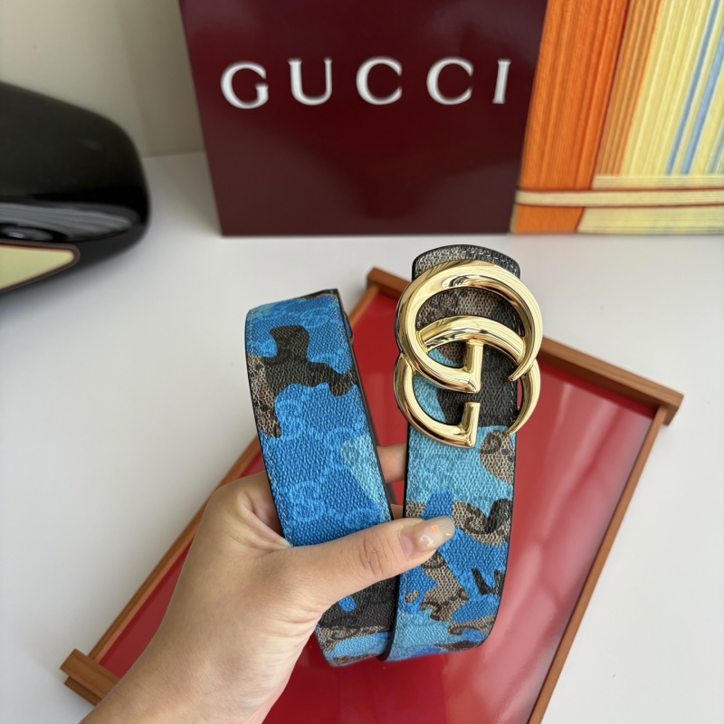 Ремень Gucci GG Marmont с камуфляжным принтом
