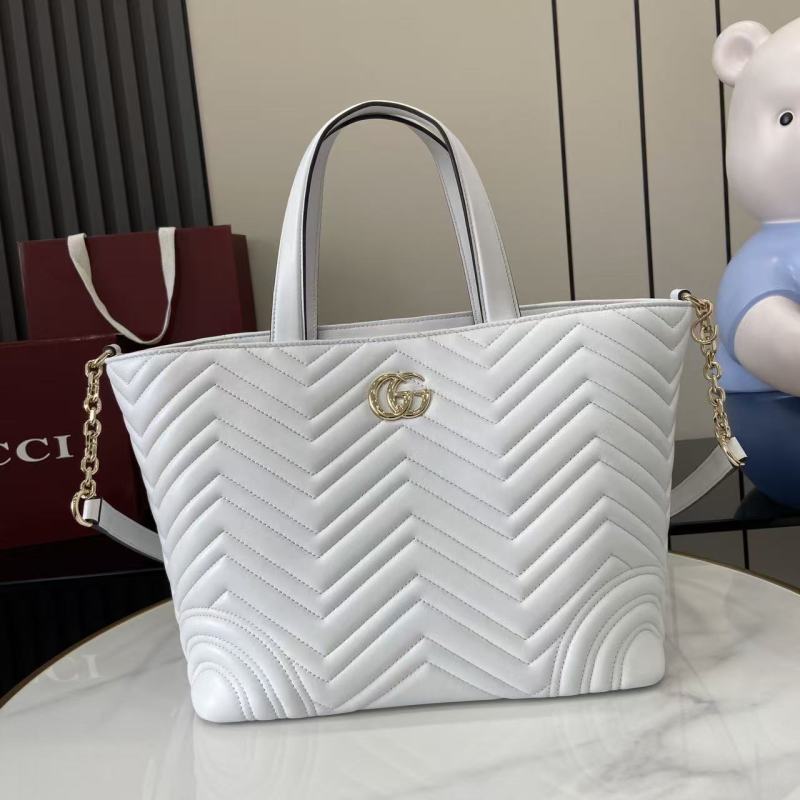 Сумка Gucci GG Marmont белая
