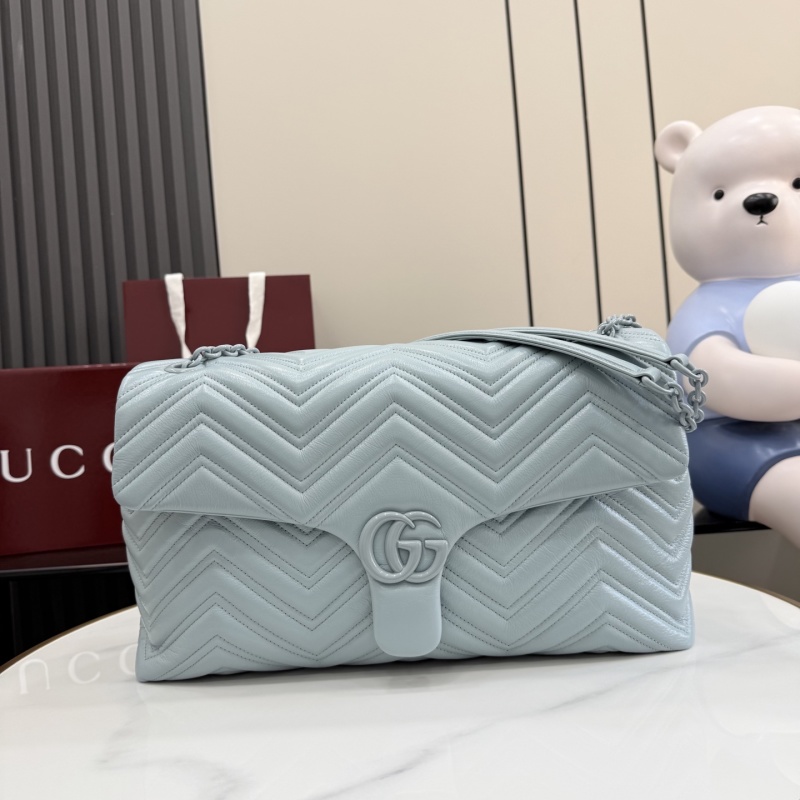 Сумка-кроссбоди Gucci светло-голубая