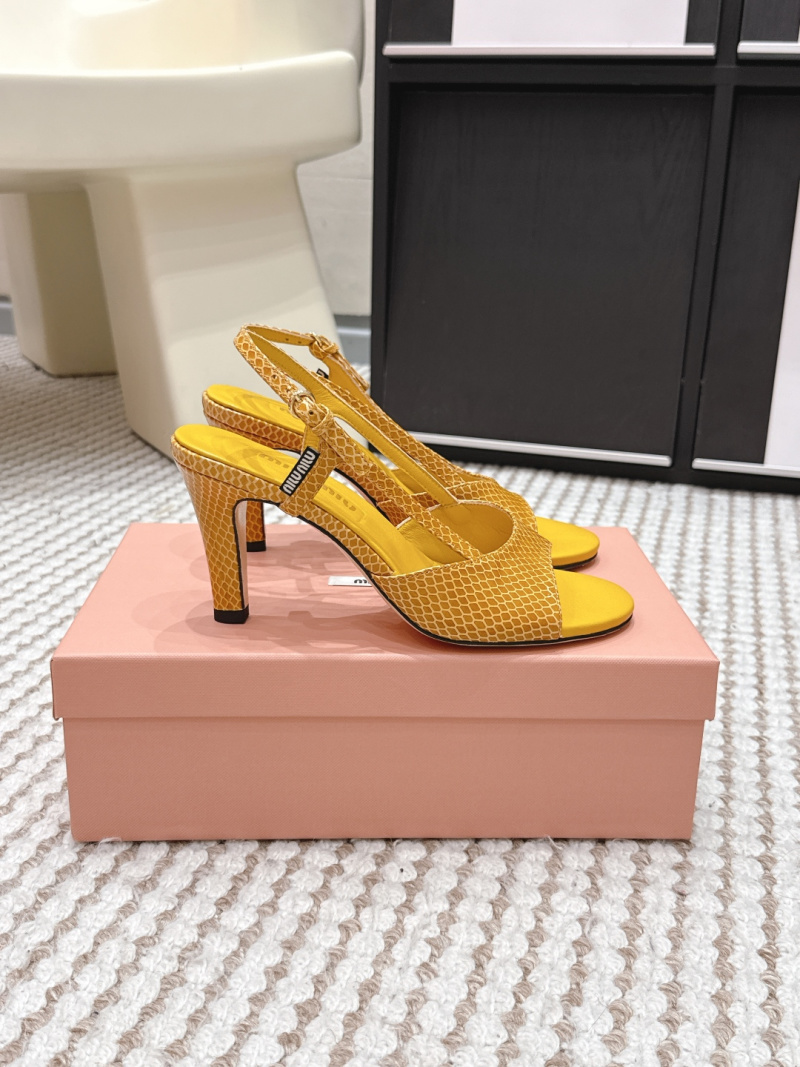 Мю Мью женские босоножки Miu Miu