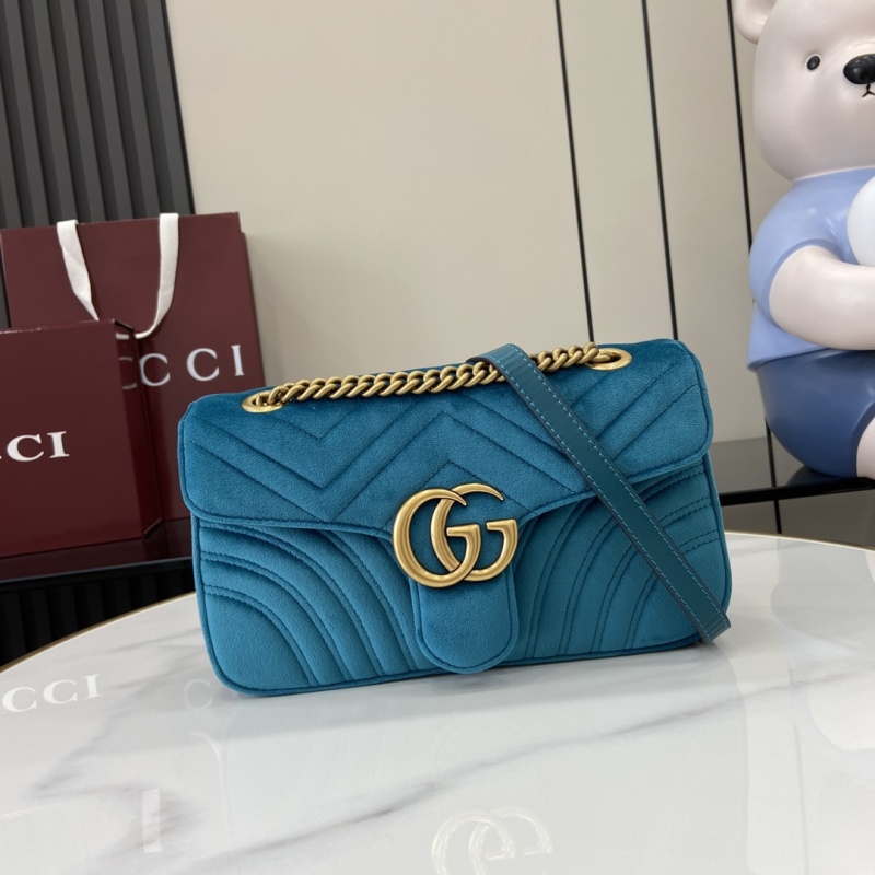 Сумка Gucci с цепочкой и замком GG
