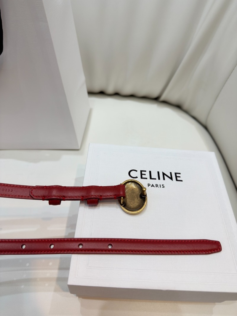 Ремень Celine тонкий, ширина 1.3 см