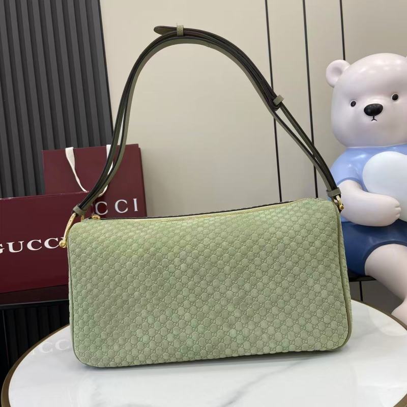 Сумка Gucci зеленая замша