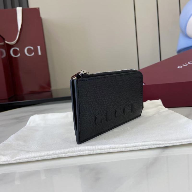 Портмоне Gucci черное с логотипом