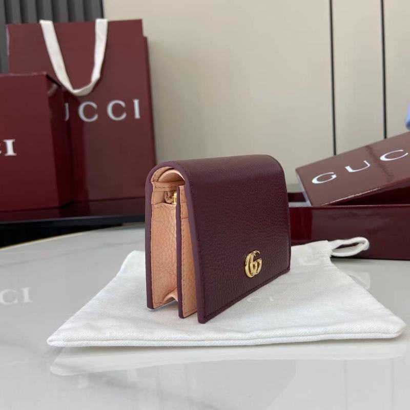 Портмоне Gucci бордового цвета