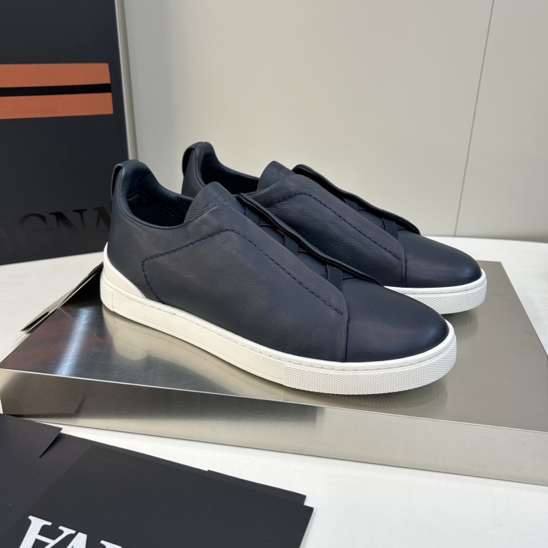Мокасины мужские ZEGNA синие классические