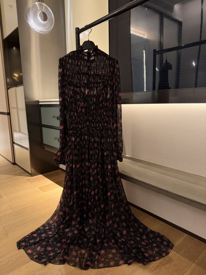 Вечернее платье с цветочным принтом Dolce & Gabbana