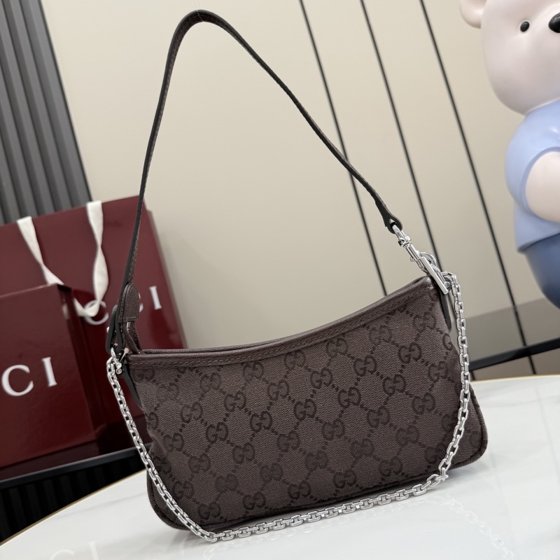 Сумка Gucci с цепочкой и принтом GG