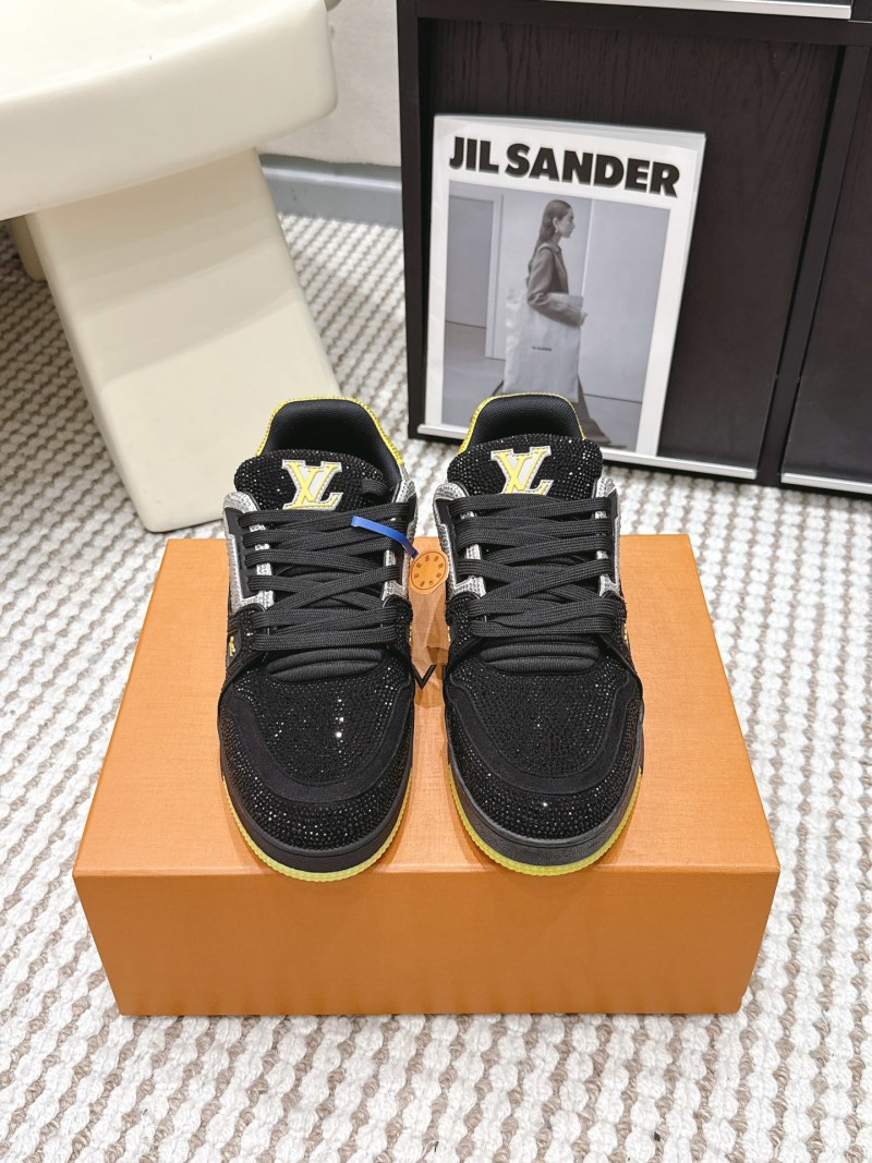 Кроссовки Trainer Louis Vuitton чёрные