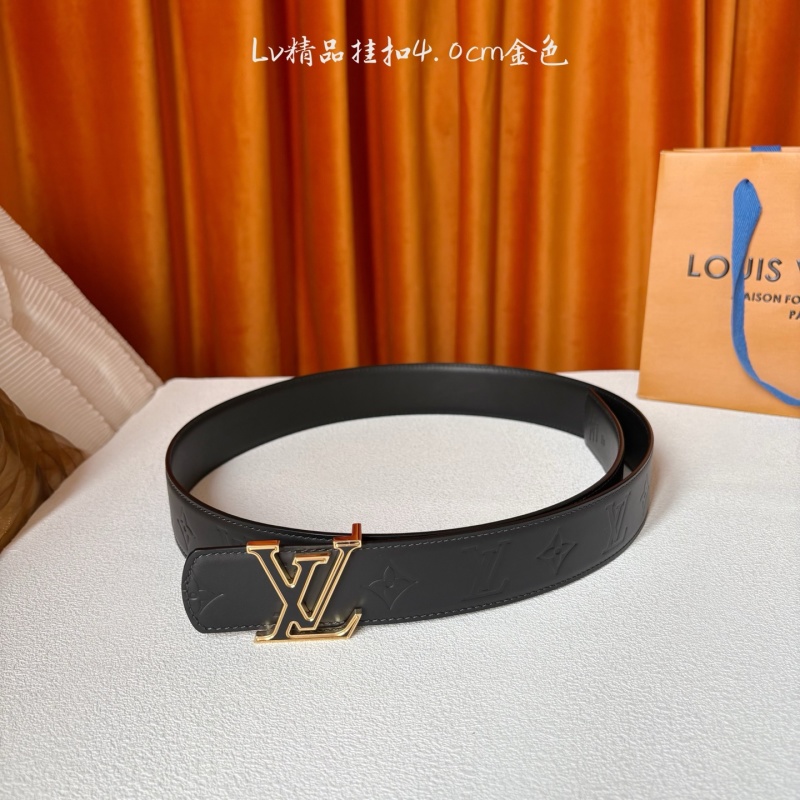 Кожаный пояс с металлической пряжкой Louis Vuitton